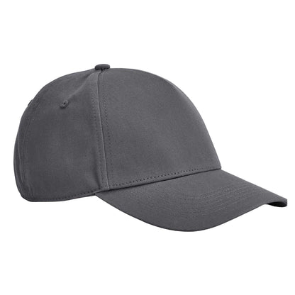 Graphite Grey - Front - Beechfield EarthAware Classic 5 Panel Organic Cotton Baseball Cap