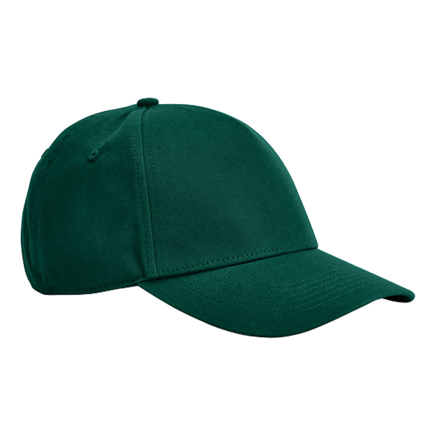 Bottle Green - Back - Beechfield EarthAware Classic 5 Panel Organic Cotton Baseball Cap