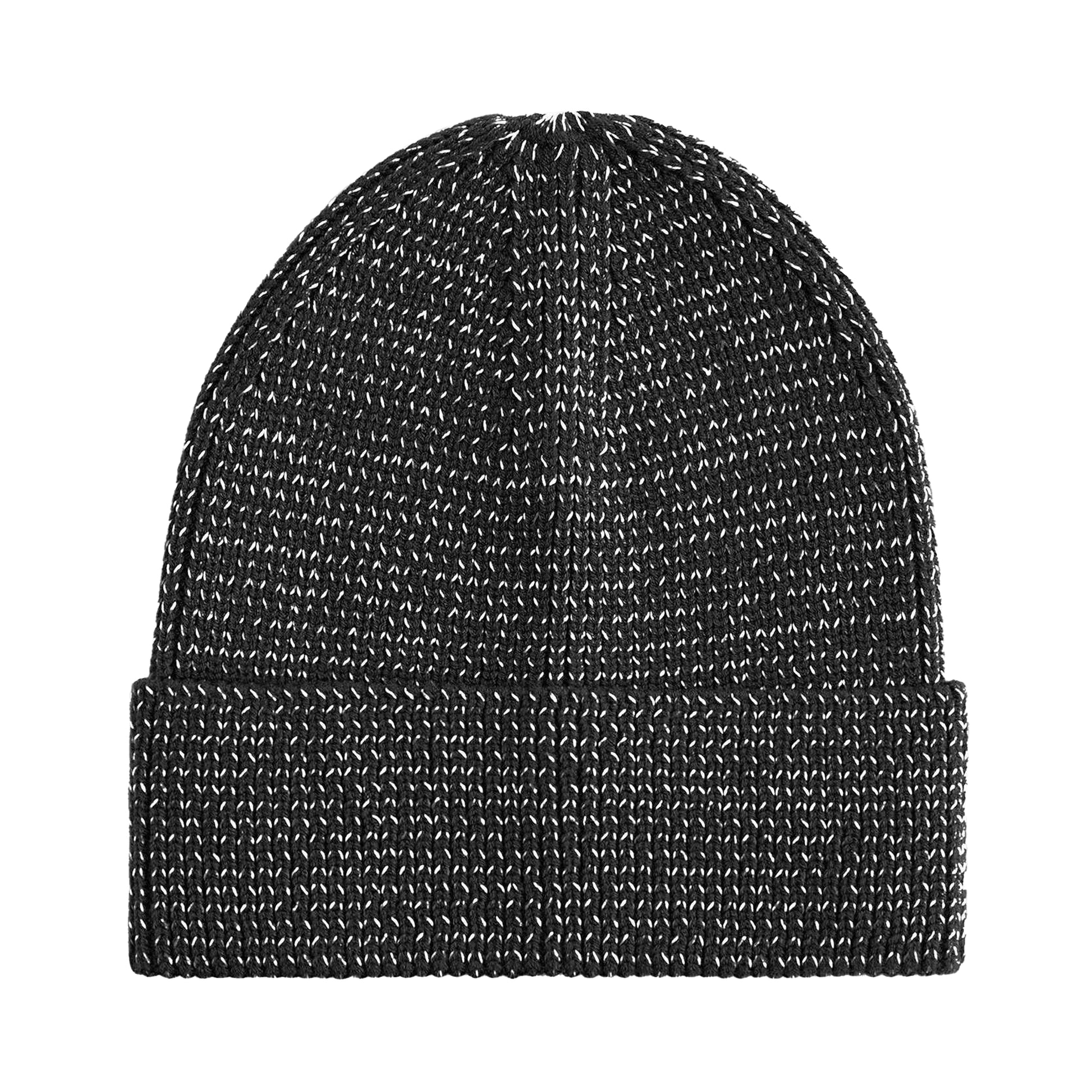 Black - Back - Beechfield Unisex Adult Streetlite Reflective Beanie