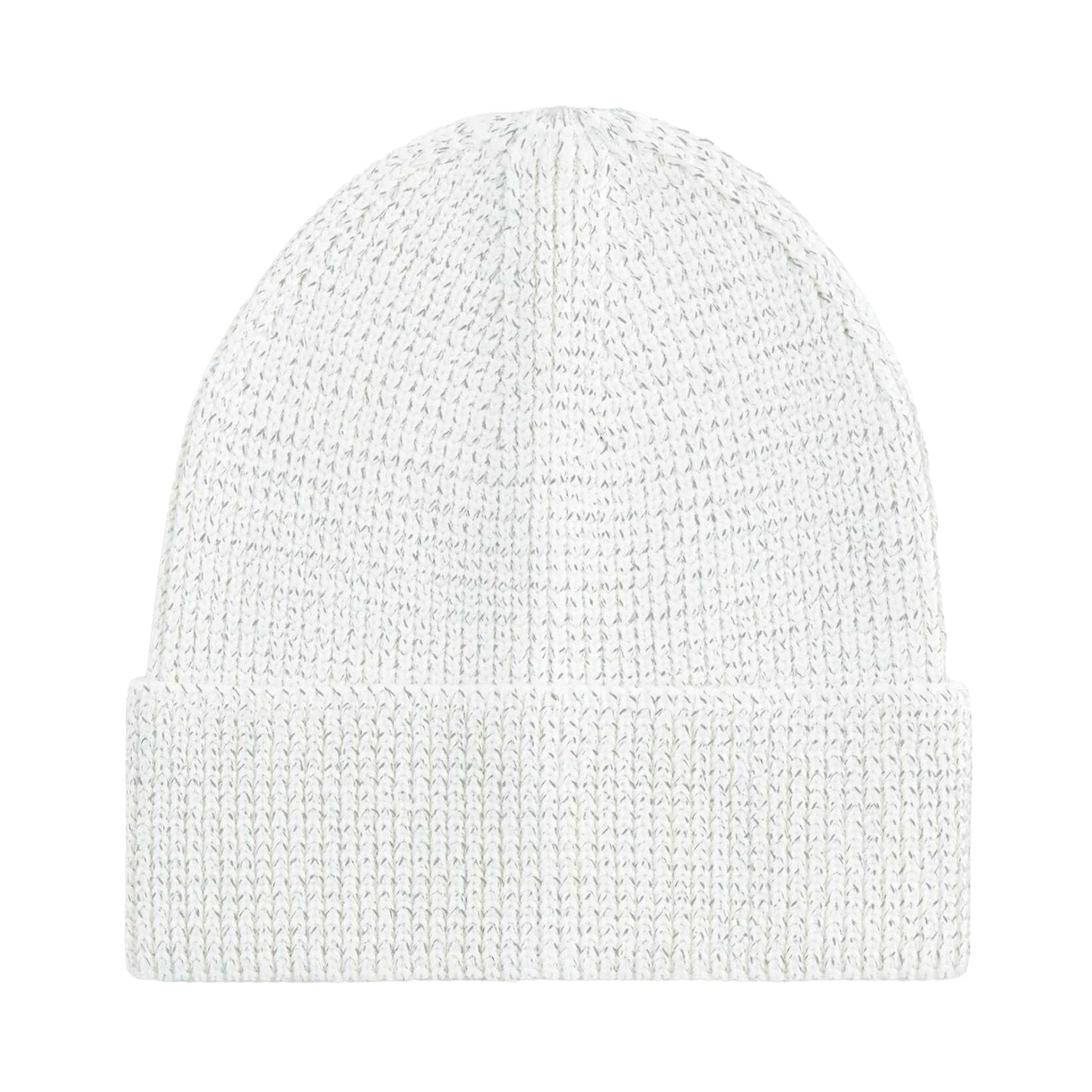 White - Back - Beechfield Unisex Adult Streetlite Reflective Beanie