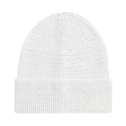 White - Back - Beechfield Unisex Adult Streetlite Reflective Beanie