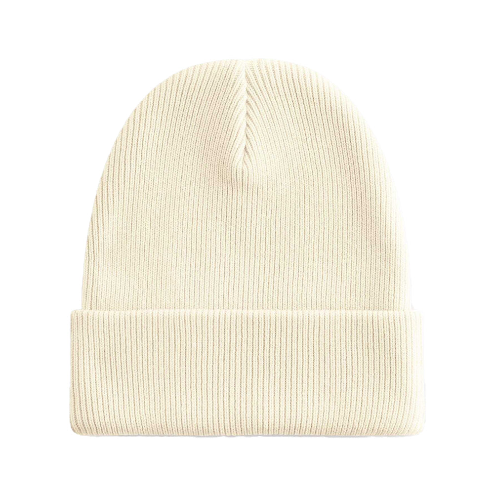 Off White - Back - Beechfield Unisex Adult Original Organic Cotton Cuffed Beanie