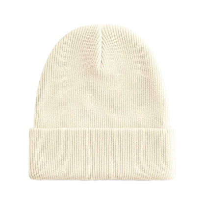 Off White - Back - Beechfield Unisex Adult Original Organic Cotton Cuffed Beanie