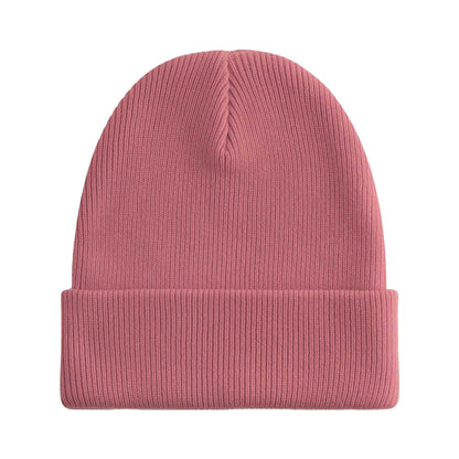 Rose - Back - Beechfield Unisex Adult Original Organic Cotton Cuffed Beanie