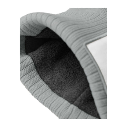 Ash-White - Lifestyle - Beechfield Unisex Adult Appliqué Patch Beanie
