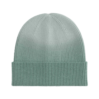 Dusty Green - Back - Beechfield Unisex Adult Dip Dye Beanie