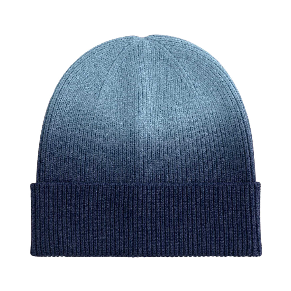 Navy - Back - Beechfield Unisex Adult Dip Dye Beanie