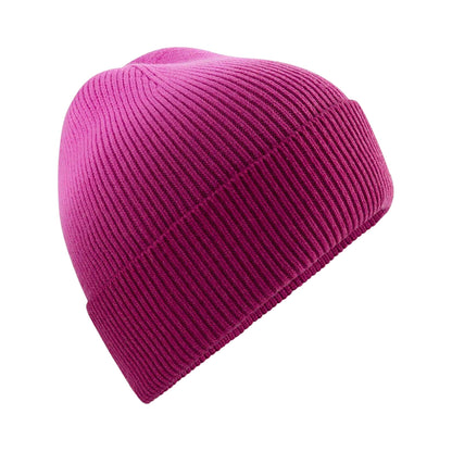 Pink - Front - Beechfield Unisex Adult Dip Dye Beanie