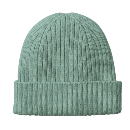 Dusty Green - Back - Beechfield Childrens-Kids Organic Cotton Beanie
