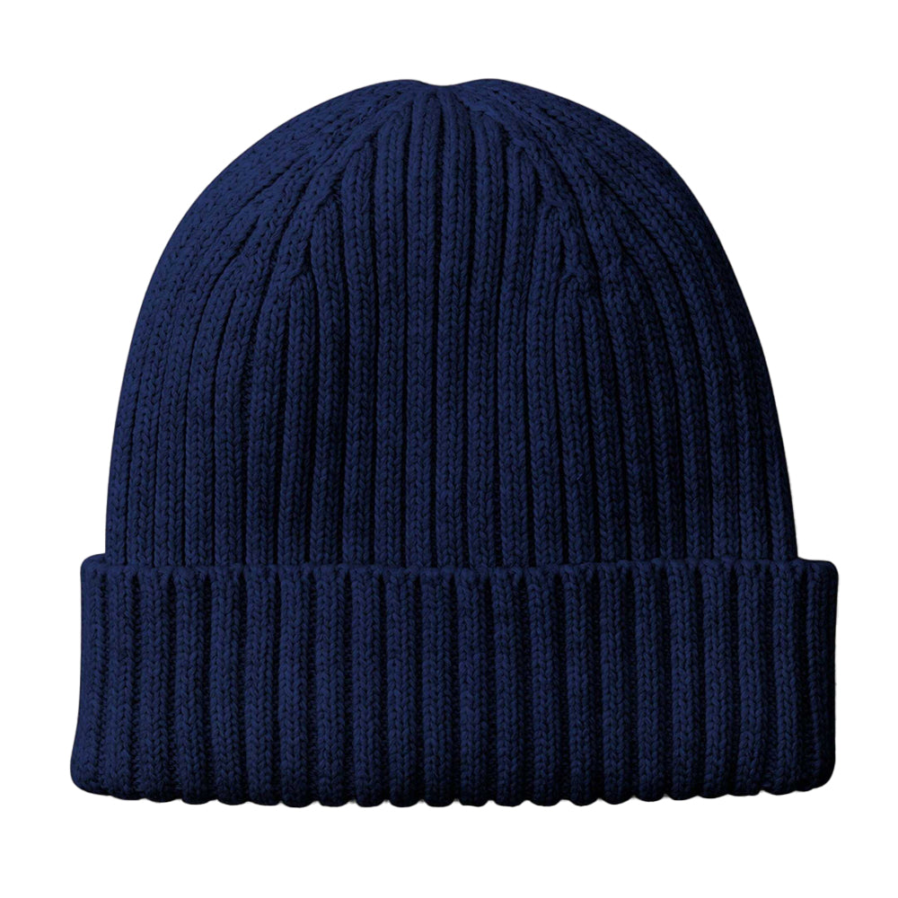 Oxford Navy - Back - Beechfield Childrens-Kids Organic Cotton Beanie