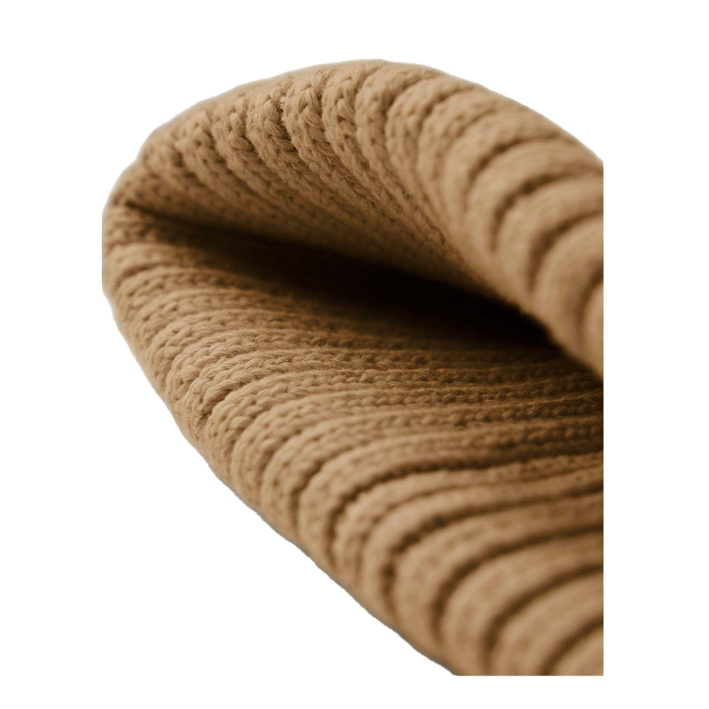 Biscuit - Side - Beechfield Childrens-Kids Organic Cotton Beanie