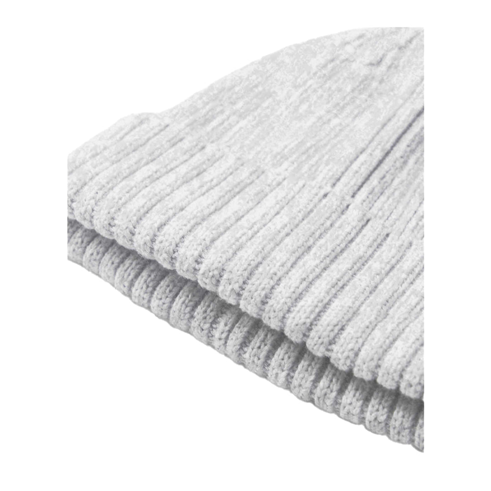 Cloudy Grey - Side - Beechfield Childrens-Kids Organic Cotton Beanie