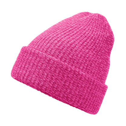 Bright Pink - Back - Beechfield Unisex Adult Colour Pop Beanie