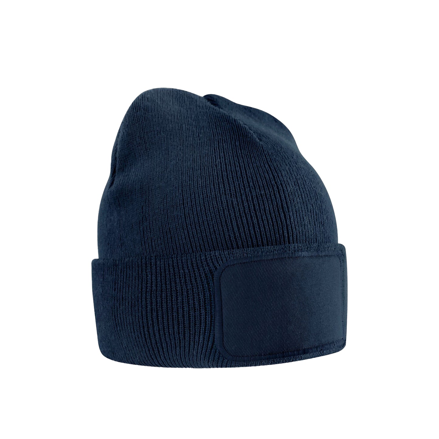 French Navy - Back - Beechfield Childrens-Kids Original Patch Beanie