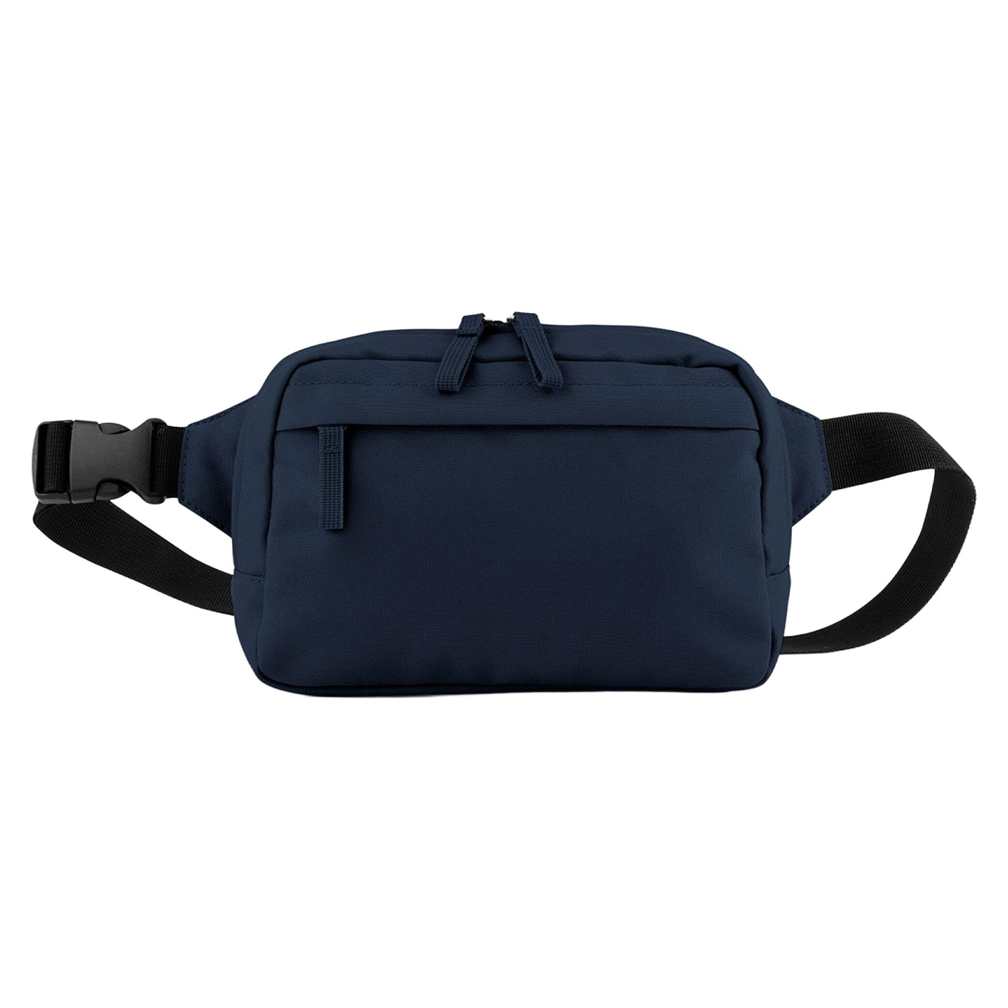 Navy - Front - Bagbase Premium Recycled Crossbody Bag