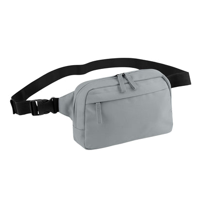 Pure Grey - Back - Bagbase Premium Recycled Crossbody Bag