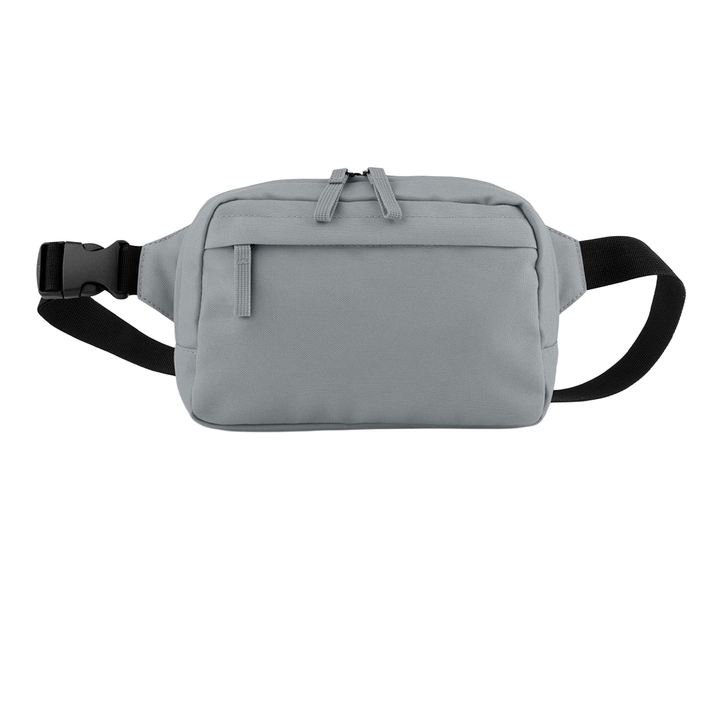 Pure Grey - Side - Bagbase Premium Recycled Crossbody Bag