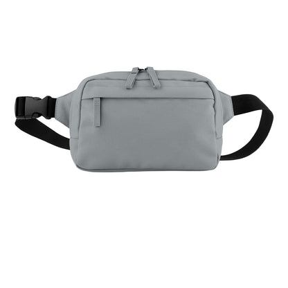 Pure Grey - Side - Bagbase Premium Recycled Crossbody Bag