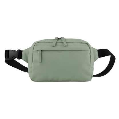 Dusty Green - Side - Bagbase Premium Recycled Crossbody Bag