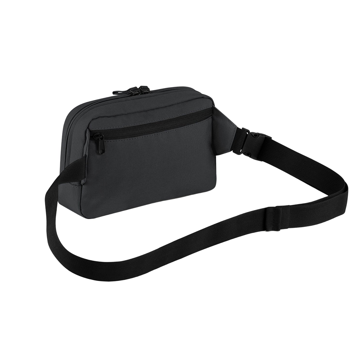 Graphite Grey - Back - Bagbase Premium Recycled Crossbody Bag
