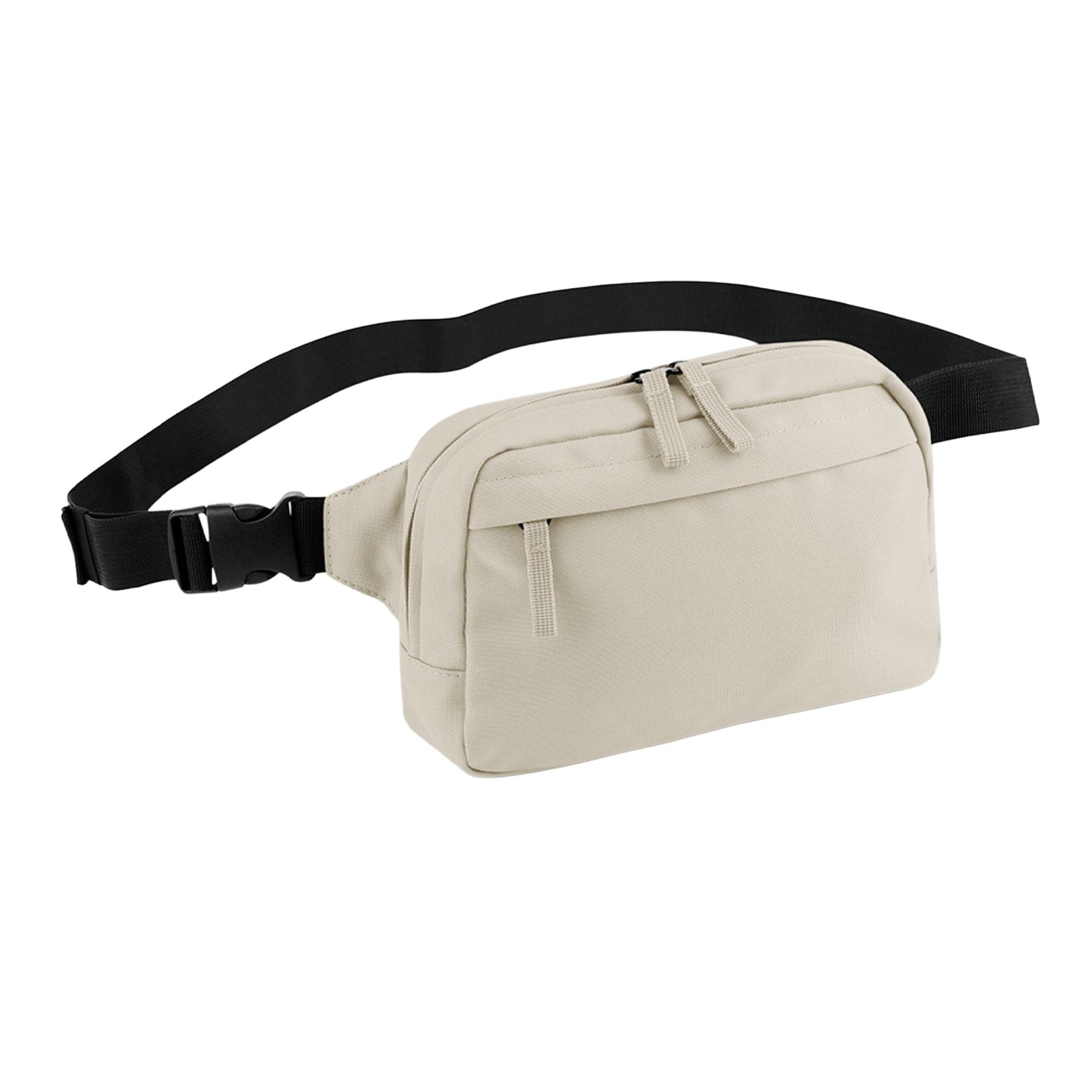 Natural Stone - Front - Bagbase Premium Recycled Crossbody Bag