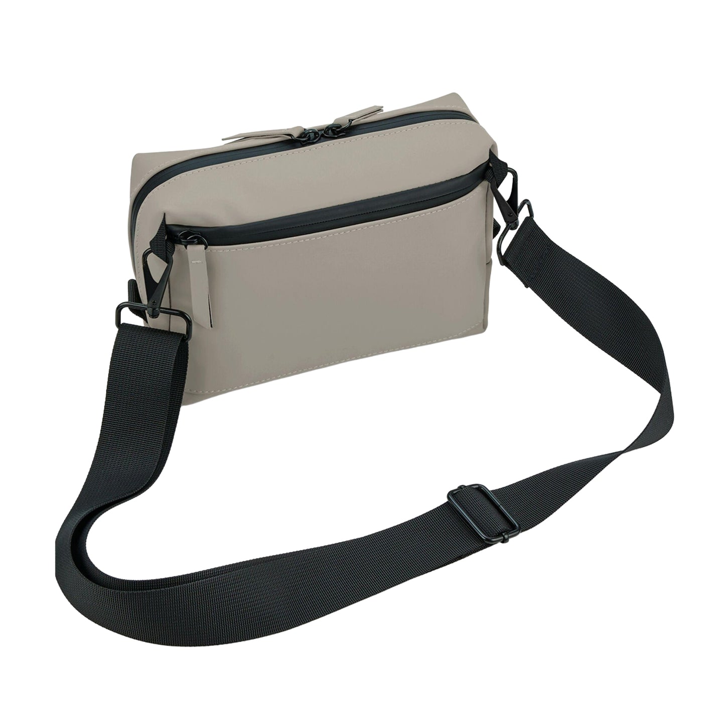 Clay - Back - Bagbase Matte PU Crossbody Bag