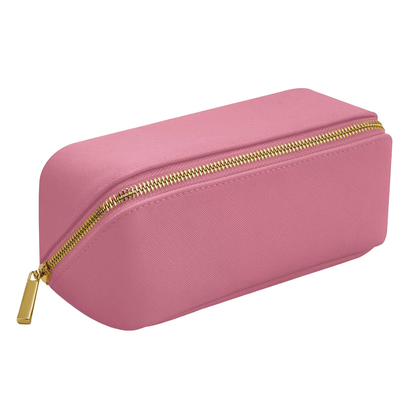 Dusty Pink - Front - Bagbase Boutique Mini Open Flat Toiletry Bag