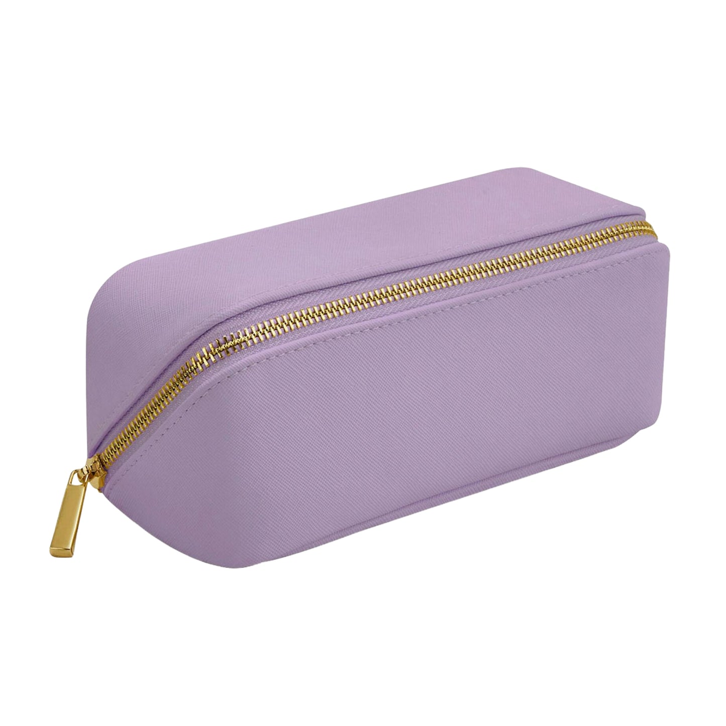Lilac - Front - Bagbase Boutique Mini Open Flat Toiletry Bag