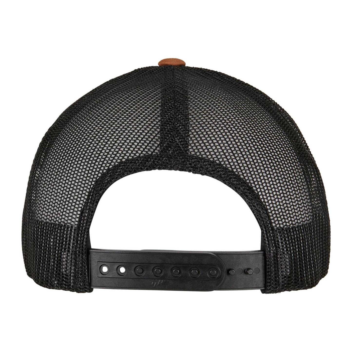 Caramel-Black - Back - Flexfit Retro Two Tone Trucker Cap
