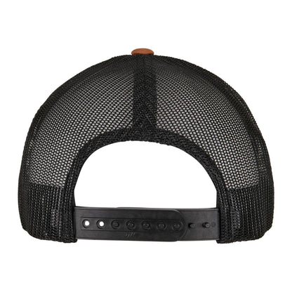 Caramel-Black - Back - Flexfit Retro Two Tone Trucker Cap