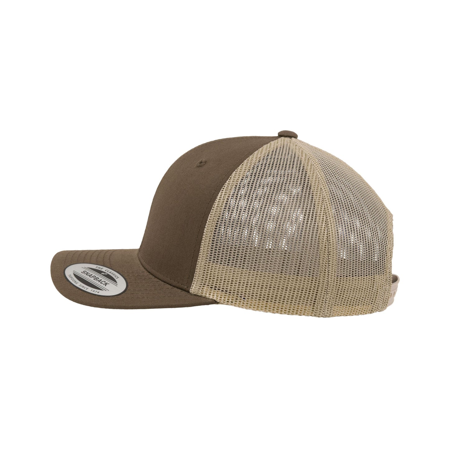 Moss Green-Khaki - Lifestyle - Flexfit Retro Two Tone Trucker Cap