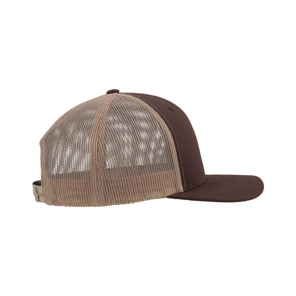 Brown-Khaki - Pack Shot - Flexfit Retro Two Tone Trucker Cap
