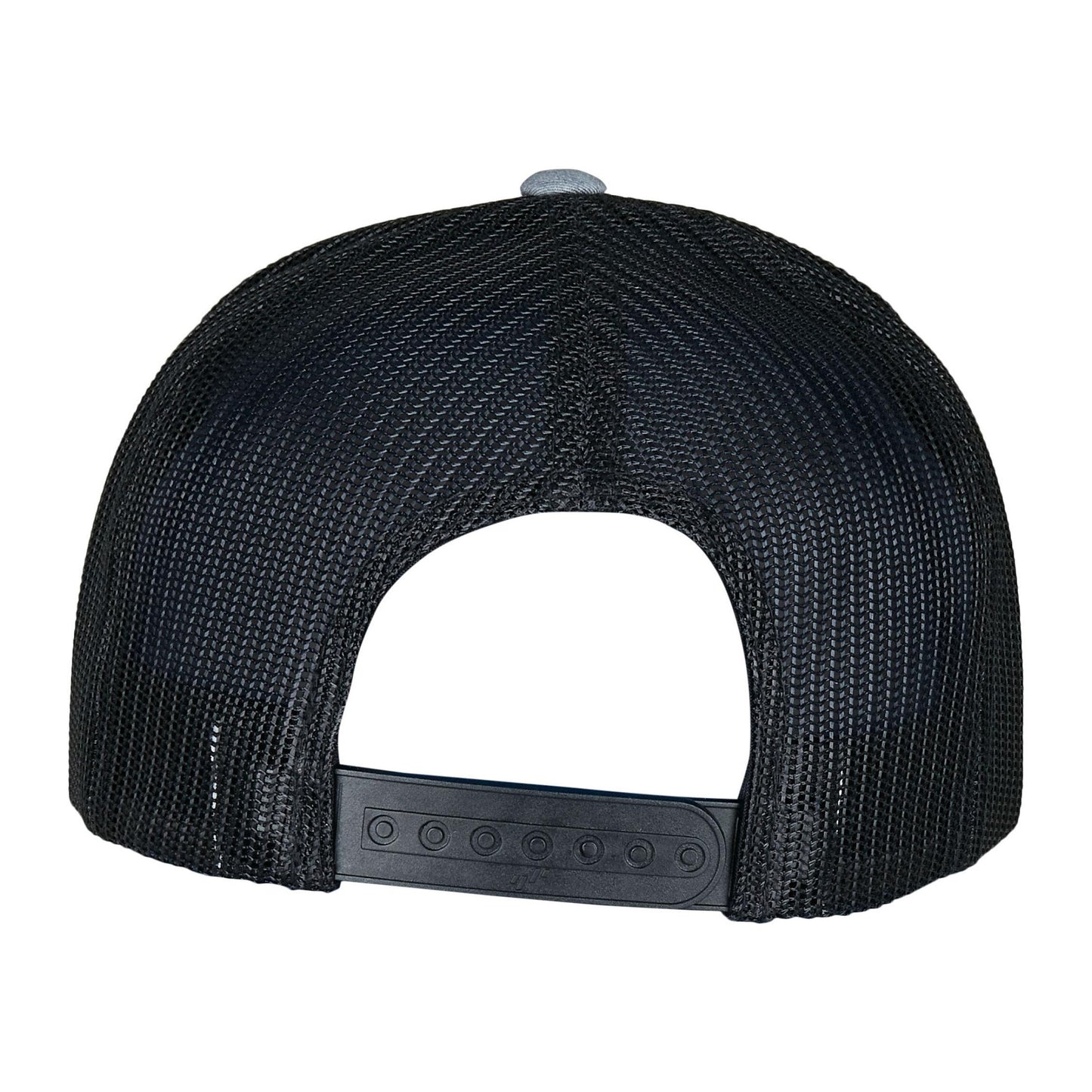 Heather-Black - Back - Flexfit Retro Two Tone Trucker Cap