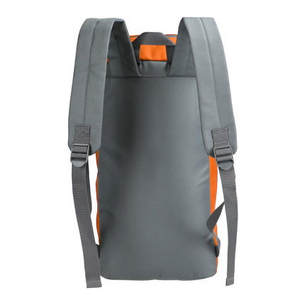 Orange - Back - Derby Of Sweden Sport Flap Closure Backpack