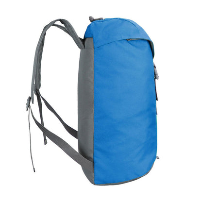 Blue - Side - Derby Of Sweden Sport Flap Closure Backpack