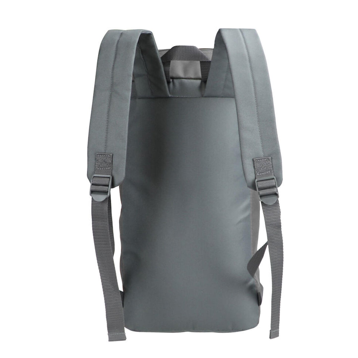 Grey - Back - Derby Of Sweden Sport Flap Closure Backpack