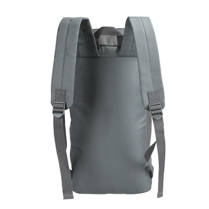 Grey - Back - Derby Of Sweden Sport Flap Closure Backpack