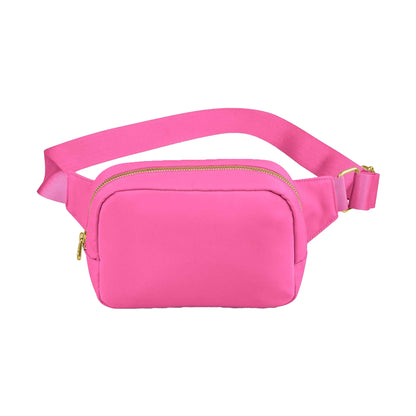Raspberry Ripple - Front - Bagbase Sundae Crossbody Bag