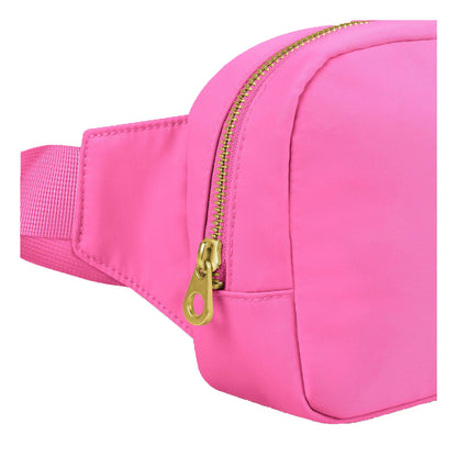 Raspberry Ripple - Side - Bagbase Sundae Crossbody Bag