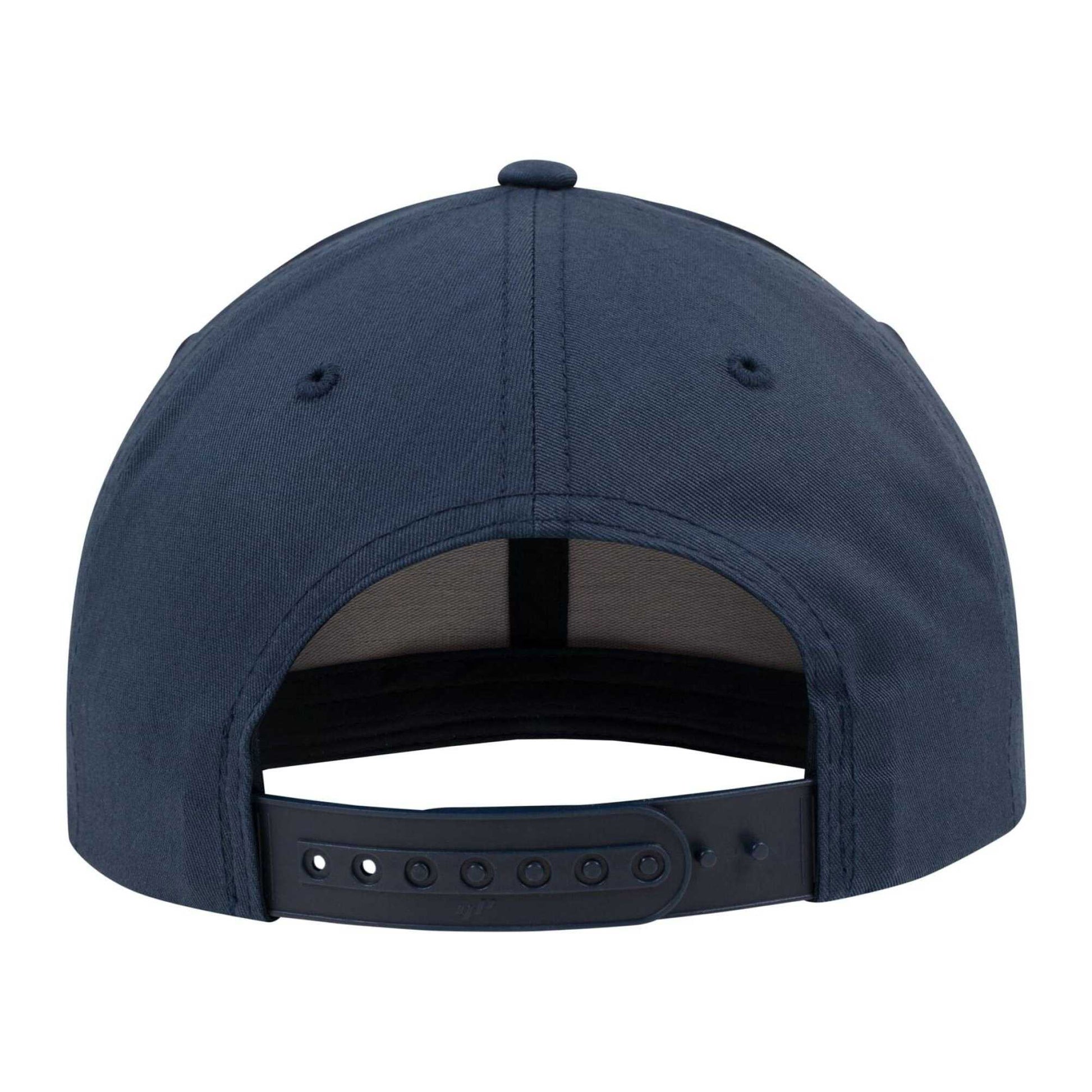 Navy - Back - Flexfit Classic Curved Snapback Baseball Cap