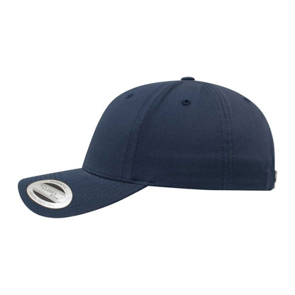 Navy - Side - Flexfit Classic Curved Snapback Baseball Cap
