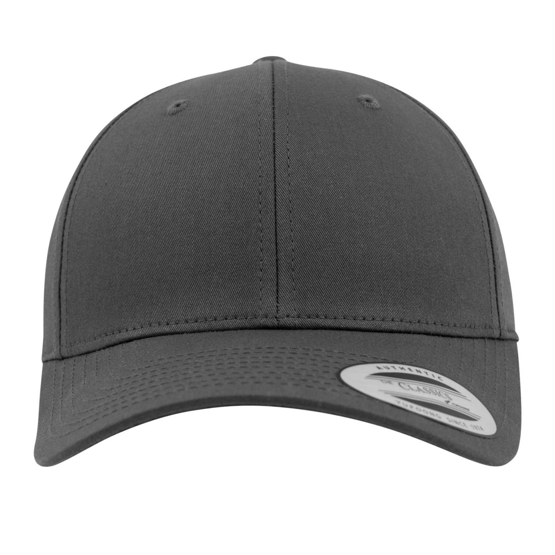 Charcoal - Pack Shot - Flexfit Classic Curved Snapback Baseball Cap