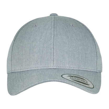 Heather Grey - Lifestyle - Flexfit Classic Curved Snapback Baseball Cap