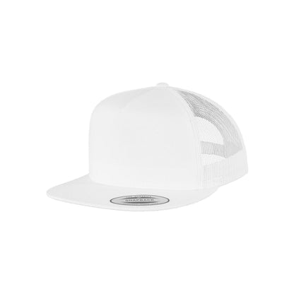 White - Lifestyle - Flexfit Unisex Adult Classic Trucker Cap