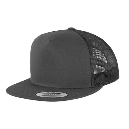 Charcoal - Front - Flexfit Unisex Adult Classic Trucker Cap