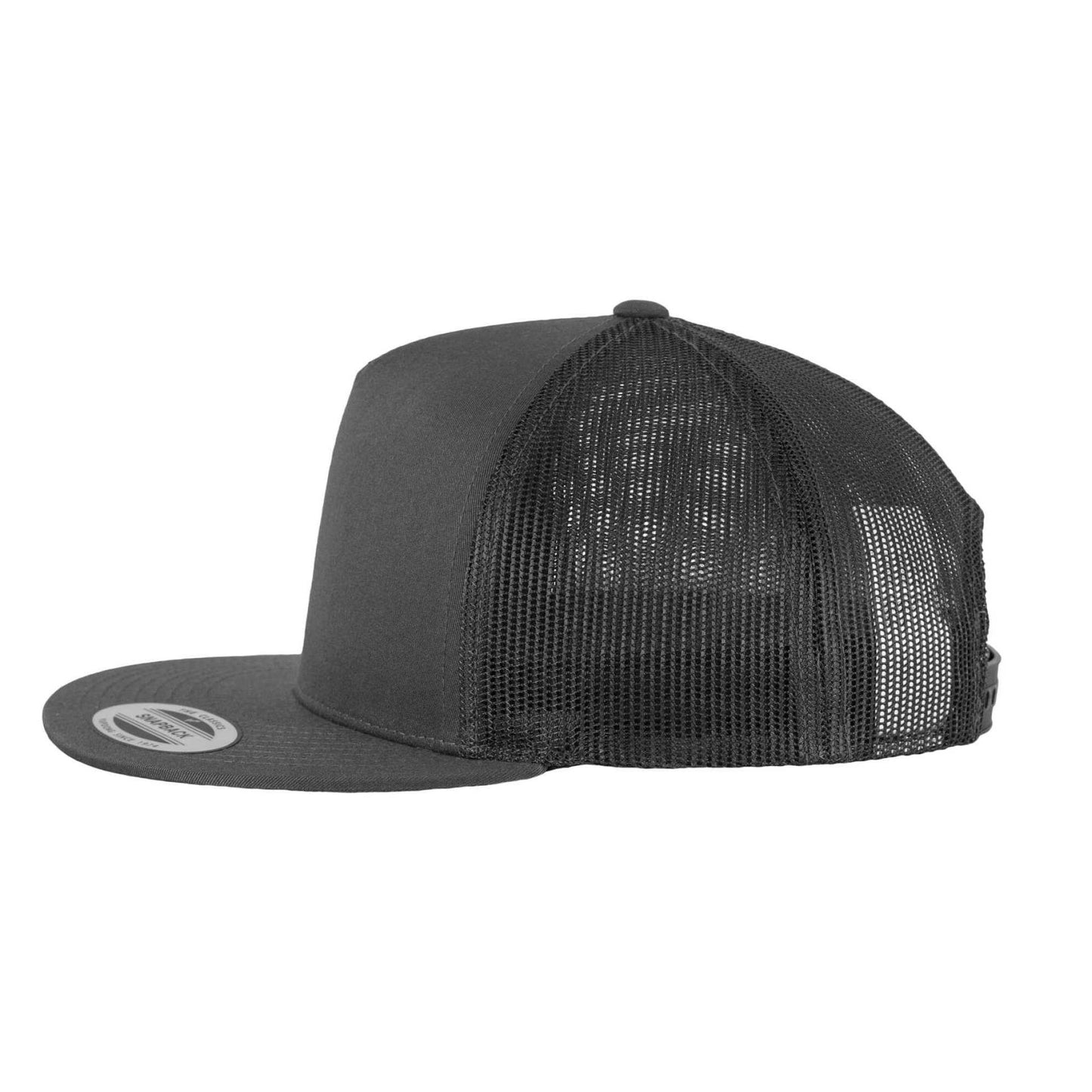 Charcoal - Side - Flexfit Unisex Adult Classic Trucker Cap