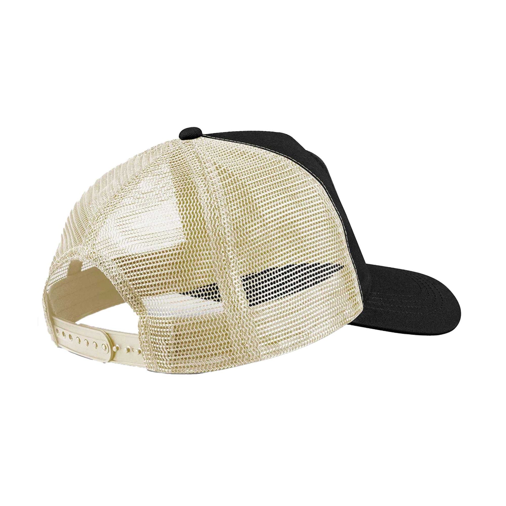 Black-Stone - Back - Beechfield Unisex Adult Patch 5 Panel Trucker Cap