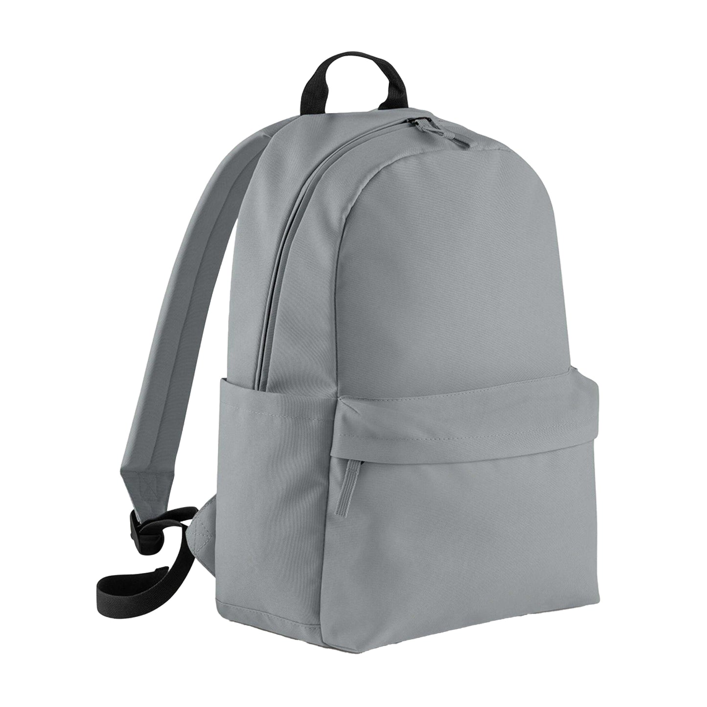 Pure Grey - Front - Bagbase Premium Recycled Backpack