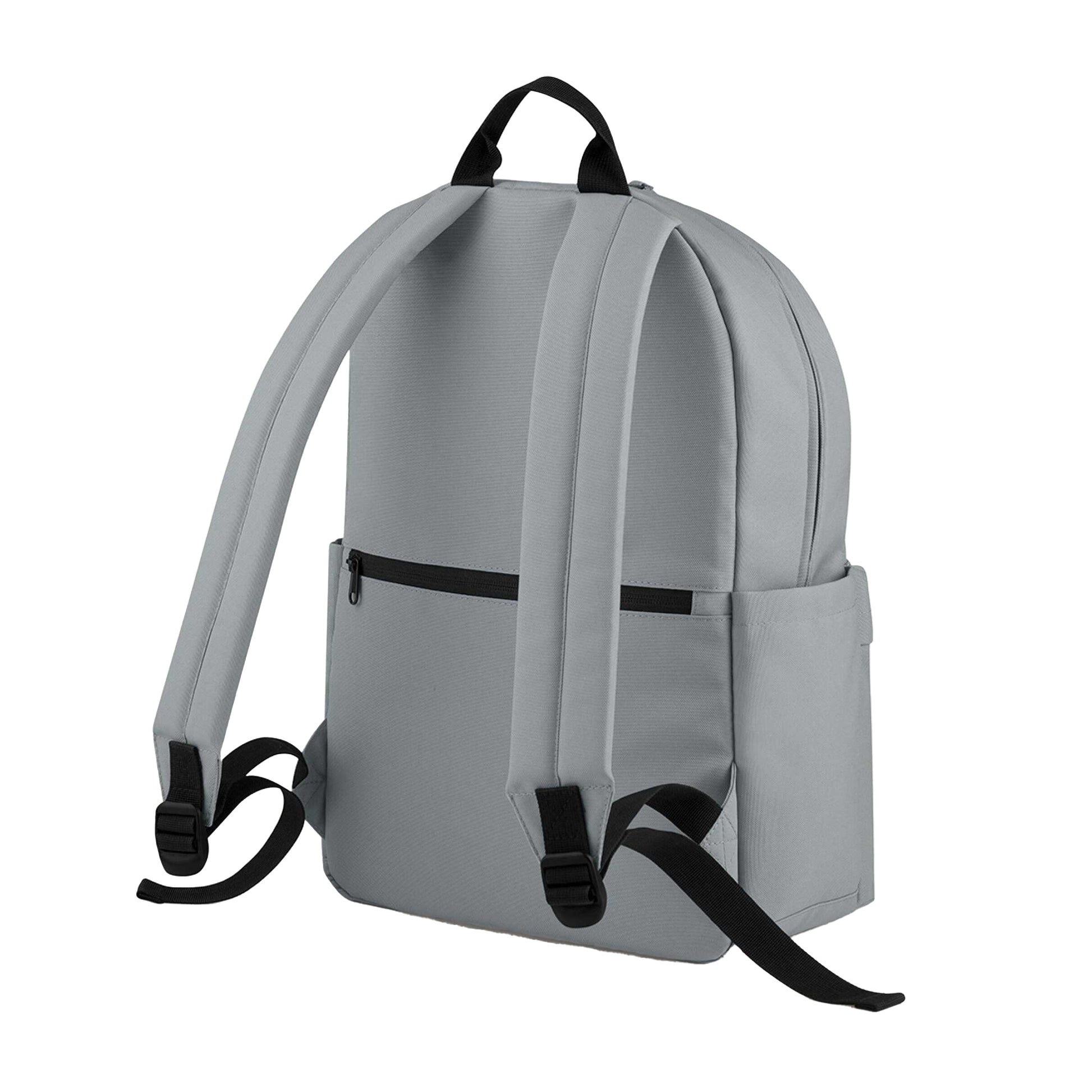 Pure Grey - Back - Bagbase Premium Recycled Backpack
