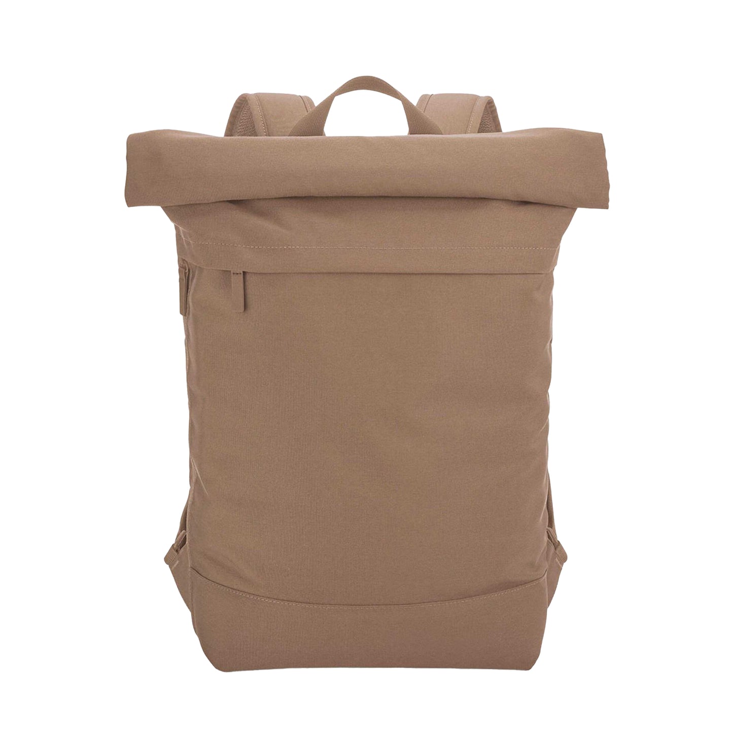 Hazelnut - Side - Bagbase Simplicity Roll Top Backpack